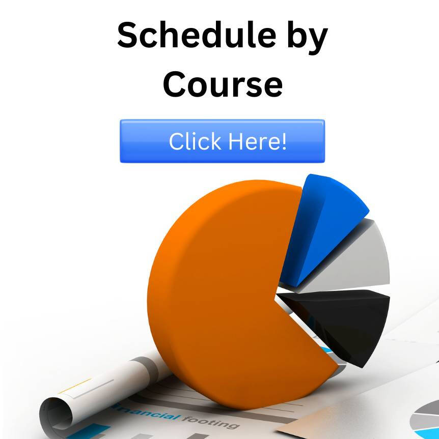 Schedule by Course: Click Here!